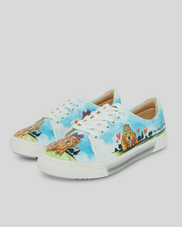 mumka-mujer-Zapatillas Goldens My Best Friends
