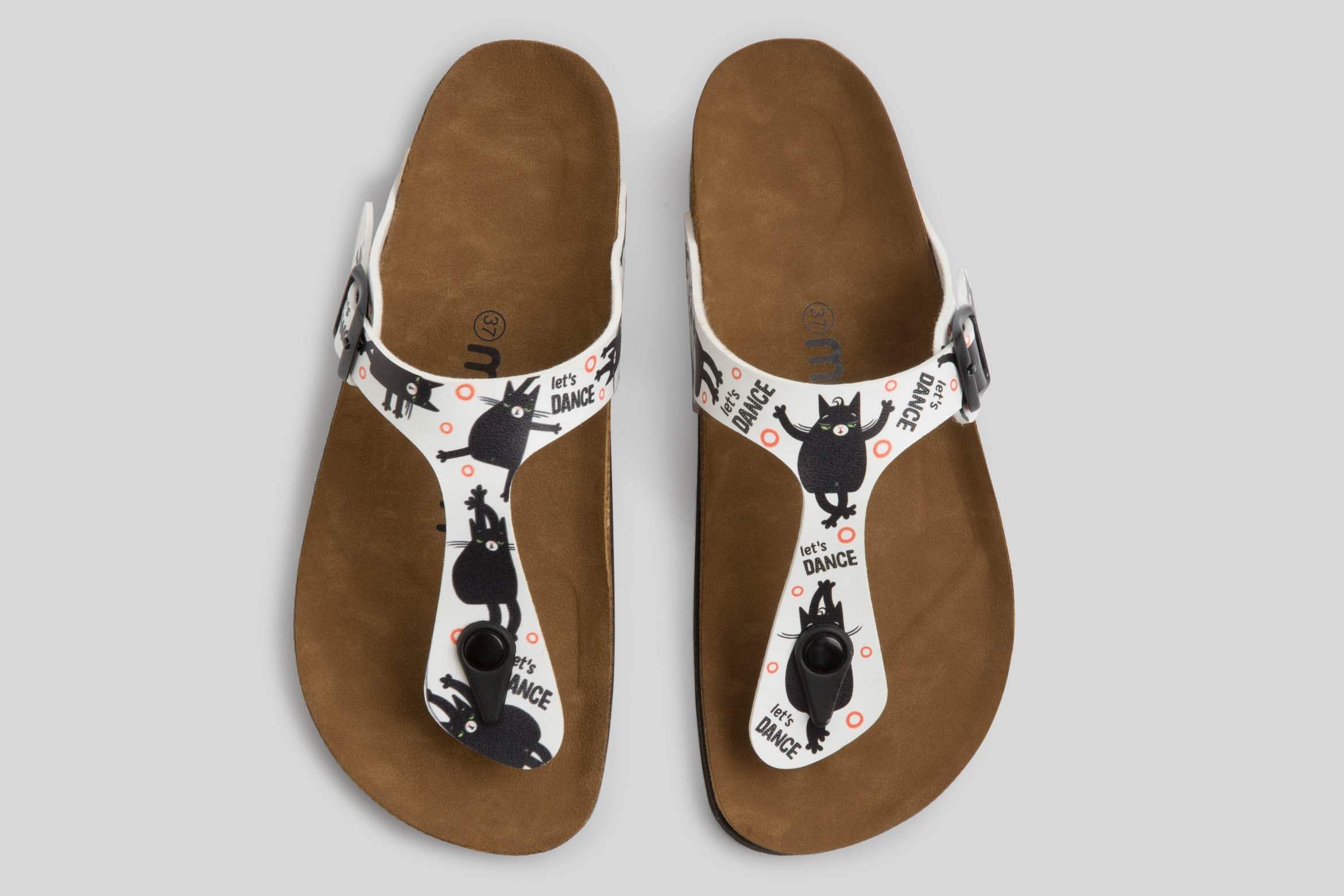 Flip Flops Chanclas De Gato Vegan Colorful Printed Sandals Mumka