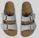 mumka-Calzado-mujer-Sandalias Correa Brillo Plateado