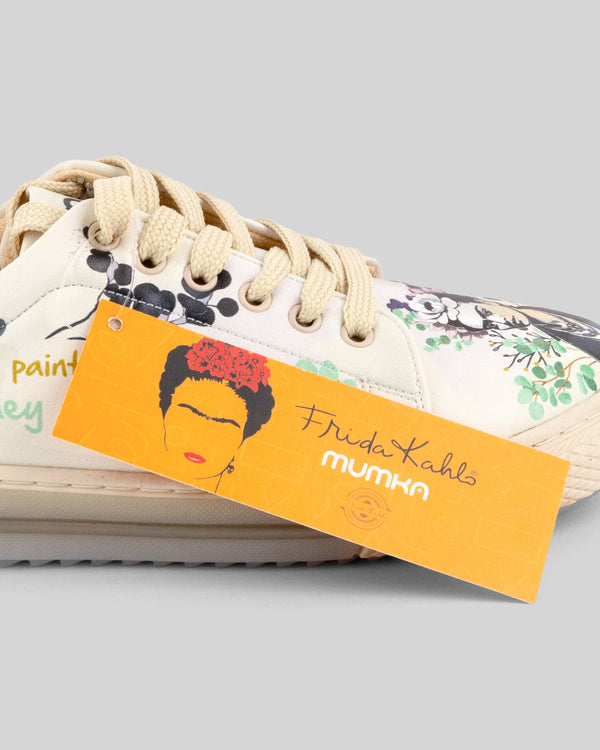 mumka-Calzado-mujer-Zapatillas de Frida Kahlo I Paint Flowers